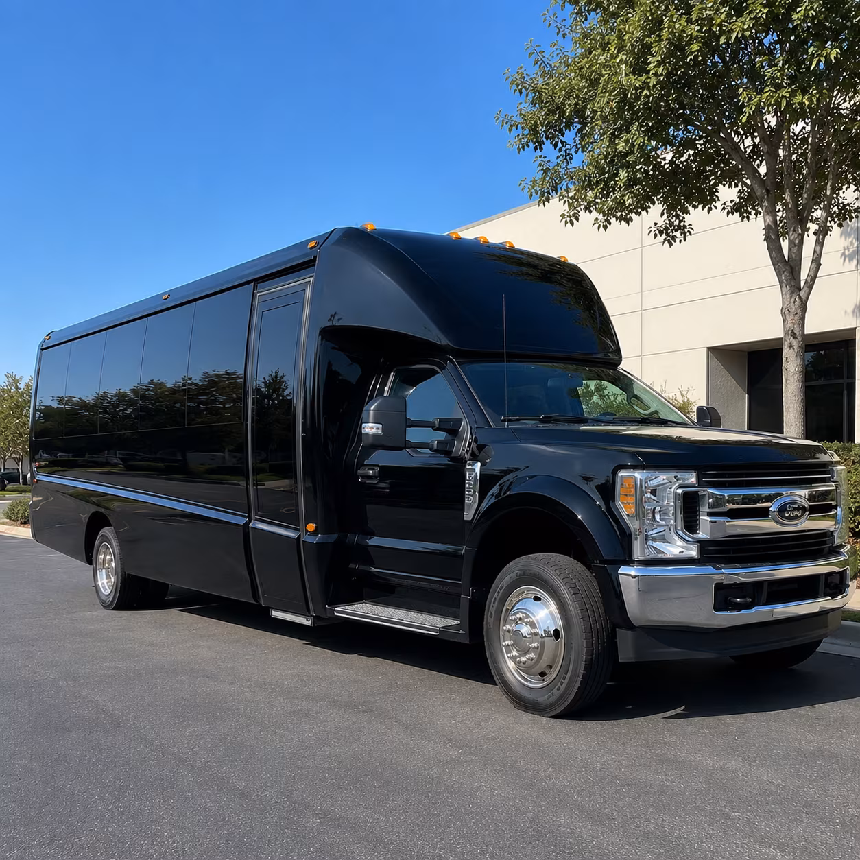 Coral Springs Airport Shuttle & Transportation party bus exterior