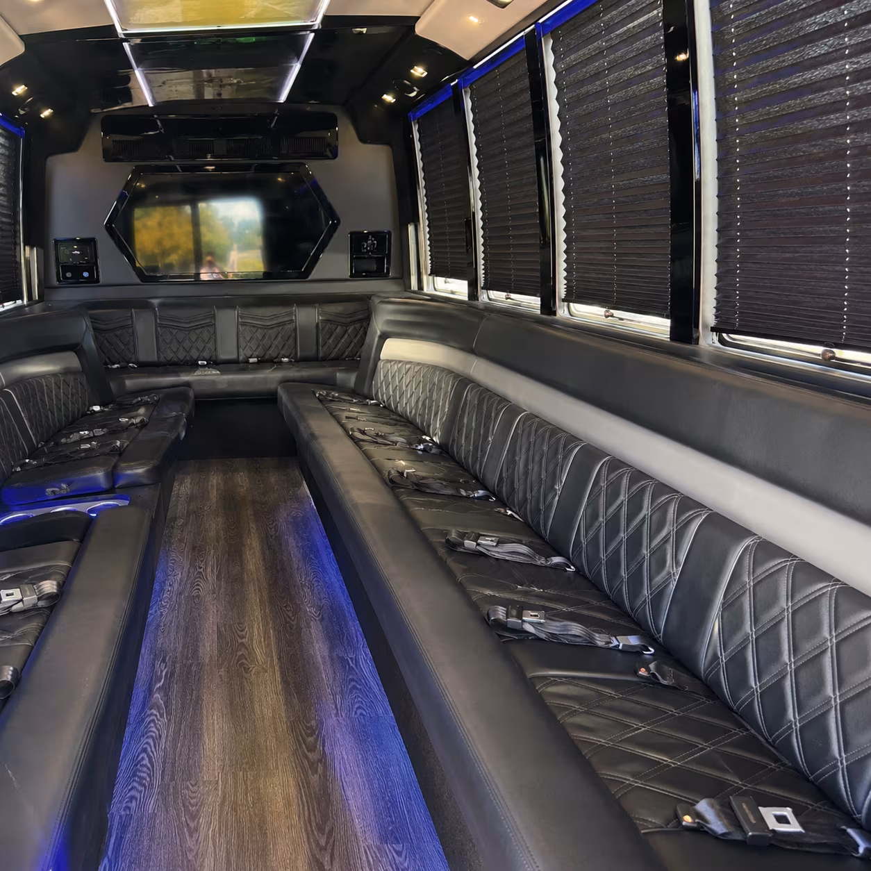 Coral Springs Bachelor & Bachelorette Transportation party bus exterior