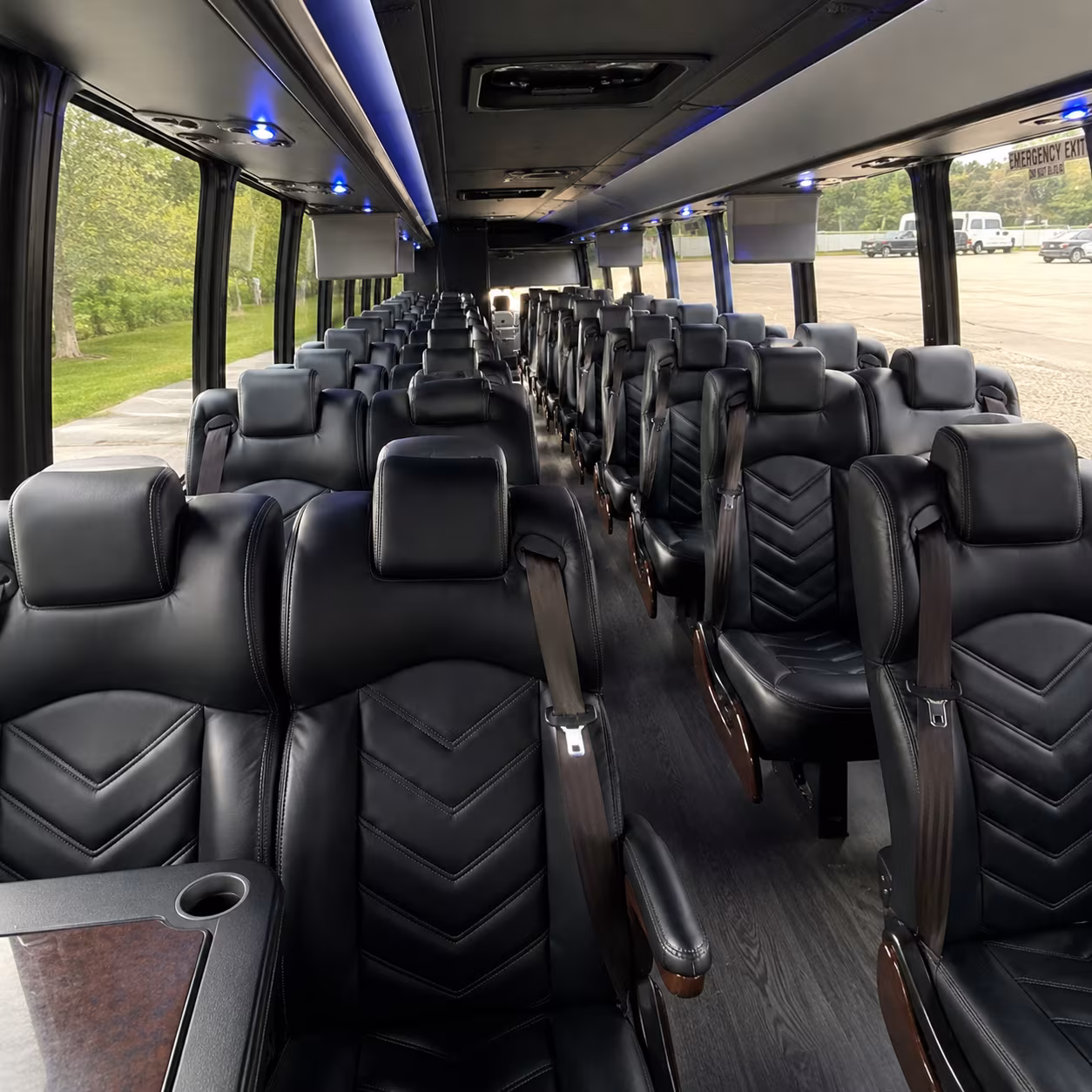 Coral Springs Corporate Transportation party bus exterior