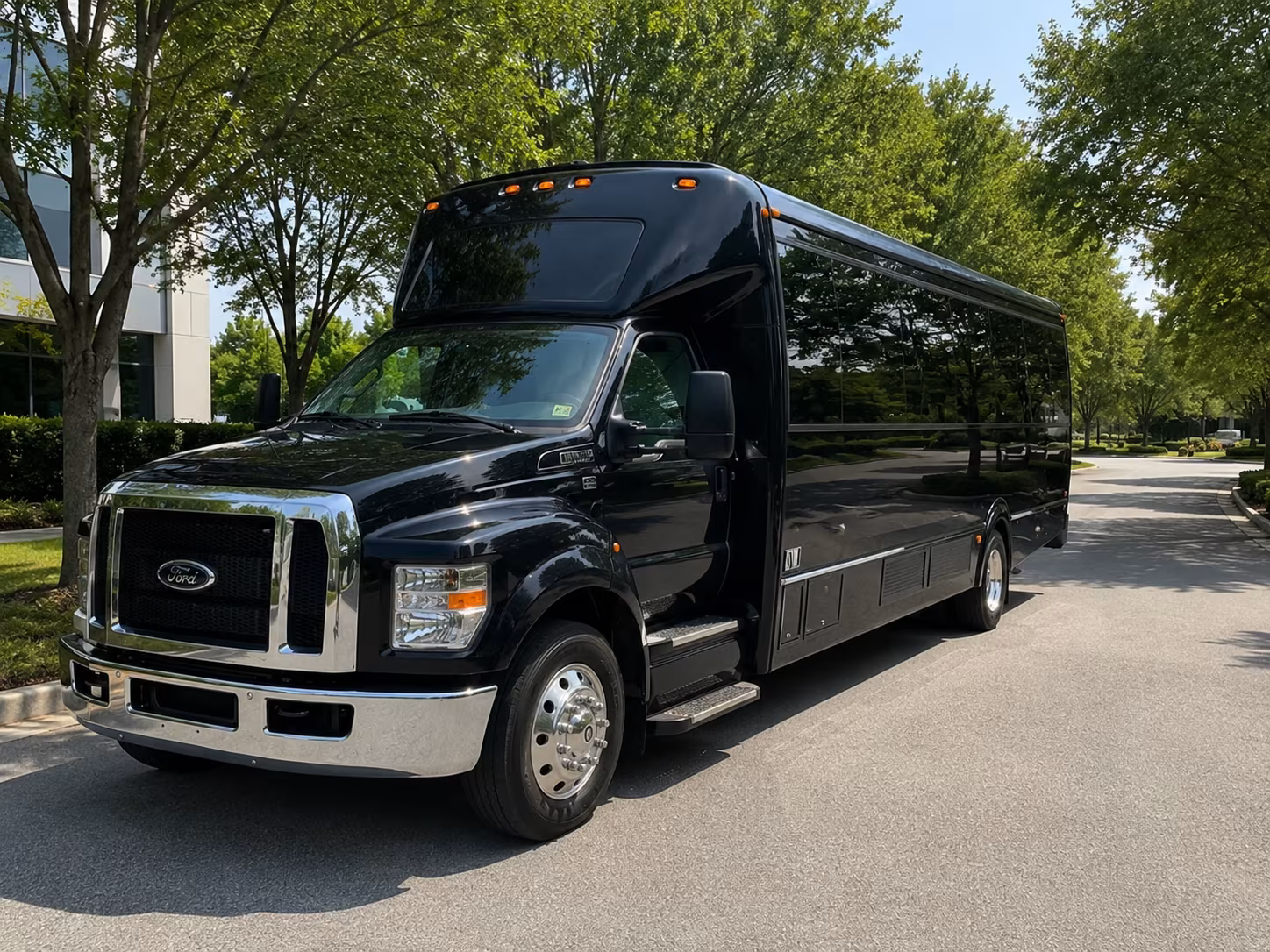 Coral Springs Prom & Homecoming Transportation party bus exterior