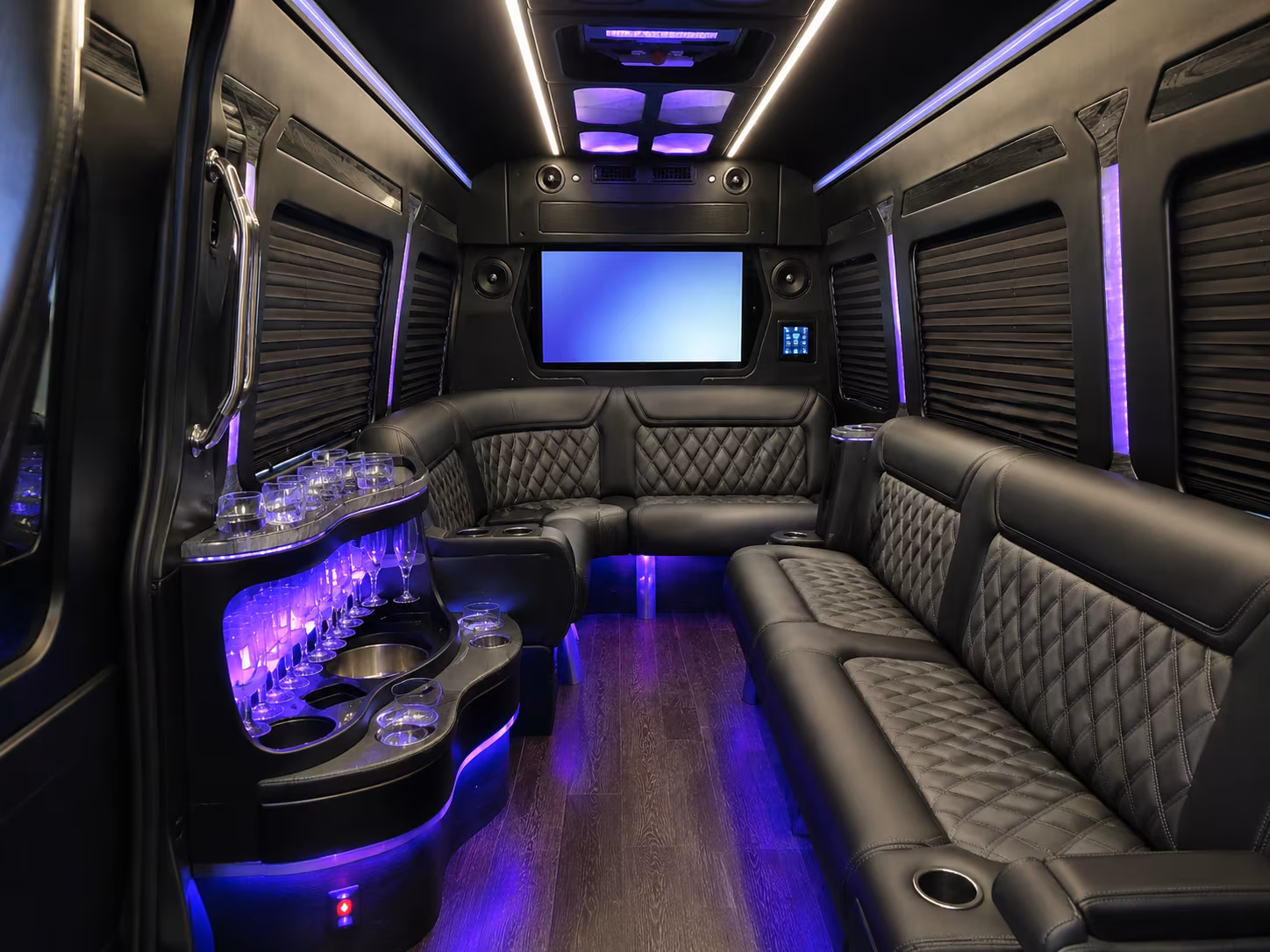 Coral Springs School Event Transportation onboard seating
