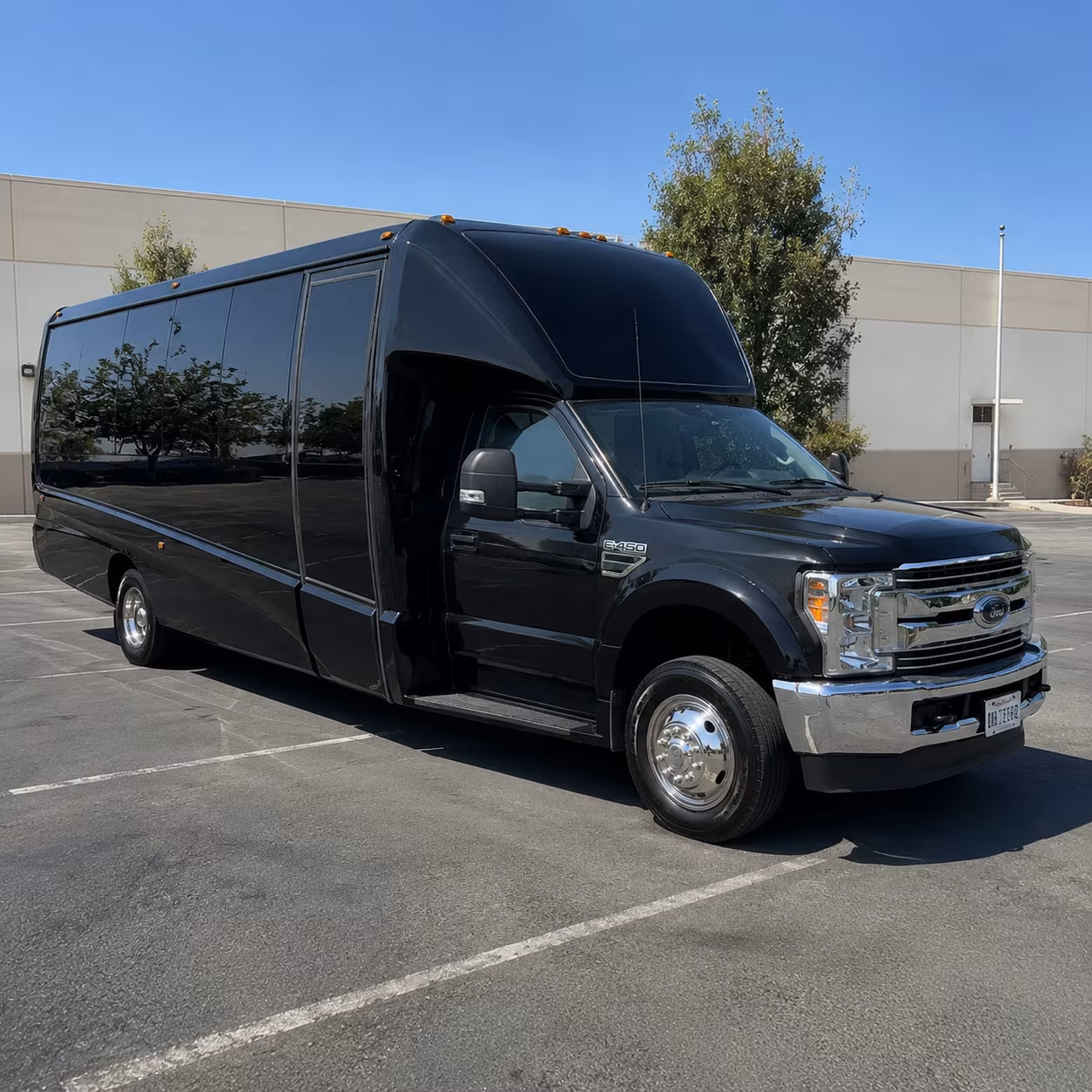 Coral Springs Sporting Event Transportation party bus exterior