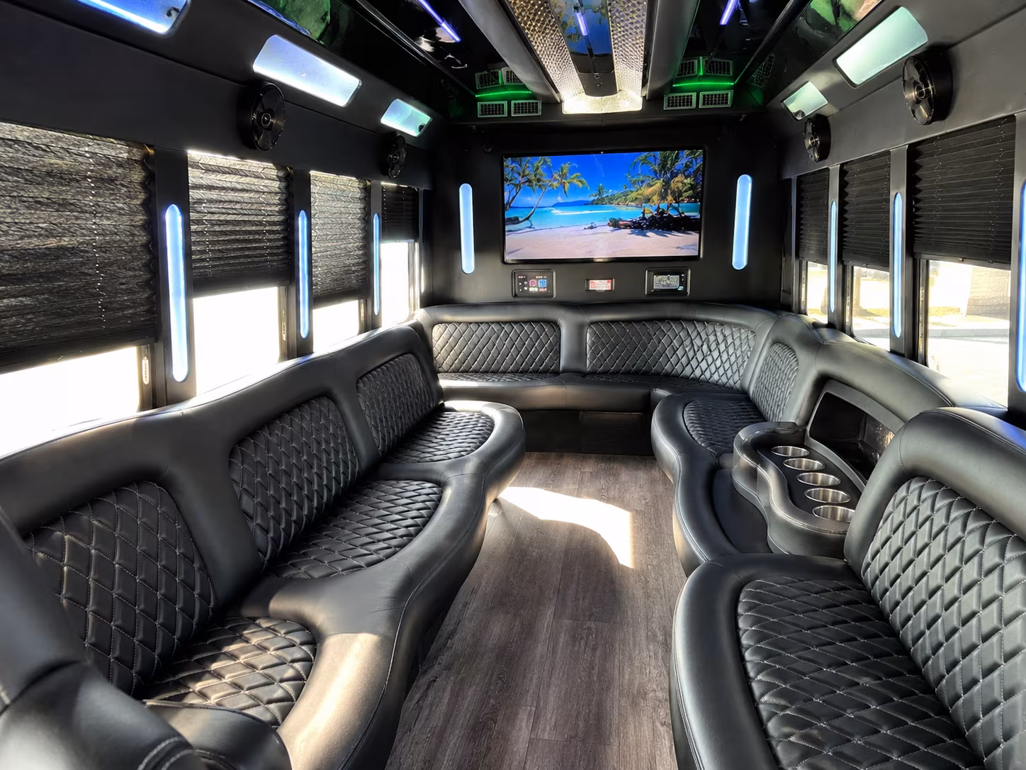Coral Springs Winery Tour & Pub Crawl Transportation party bus exterior